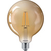 Philips CLA 8w LED ES/E27 Globe Amber Warm White Dimmable - 81437600