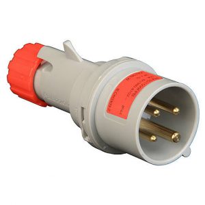 Lewden 16A 3P+E 400V Plug IP44 - PM16-1500FPB