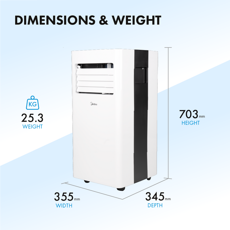 Midea top portable aircon