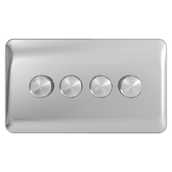 Schneider LSD Dimmer Switch 4G 2W 250W Polished Chrome - GGBL6042CPCS