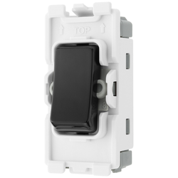 BG Evolve Grid 20AX Single Pole 2-Way - Black - RPCDB12