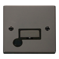 Click Scolmore Deco Ingot Flex Outlet Fused Spur Unit - VPBN550BK