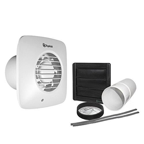 Simply Silent LV100S Standard Square 100mm Fan Wall Kit 93031AW