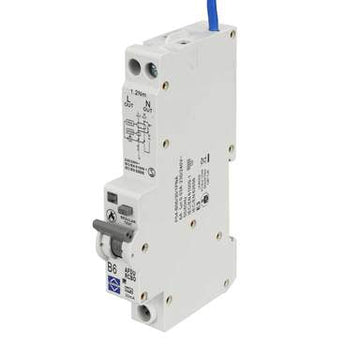 Lewden 6A Double Pole 1 Module B Curve 6kA 30mA AFDD Combined RCBO - P04-B06-30-1PNA