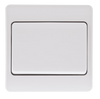 Click Scolmore Mode 13A 1 Gang Wide Rocker Switch Polar White - CMA825