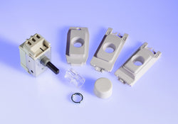 Varilight 2-Way Push-On/Off Rotary LED Dimmer 15-180W (max 24 LEDs) (1 Grid Space) (To fit MK, Schneider/GET and Crabtree) - GKP180W.MG