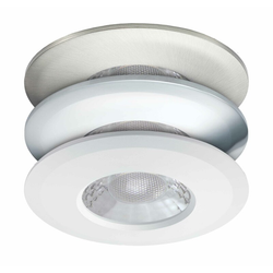 JCC V50 6W Fixed IP65 LED Downlight 3 Bezels, Colour Adjustable - JC1001/3B