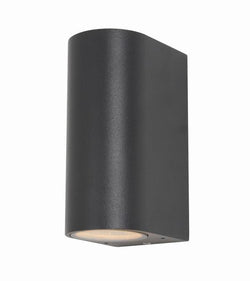 Forum Antar Wall GU10 Up/Downlight IP44 - Black - ZN-20930-BLK