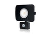 Integral Compact Tough 30W Floodlight Black with PIR-Overide - ILFLC035POV