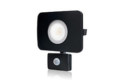 Integral Compact Tough 30W Floodlight Black with PIR-Overide - ILFLC035POV