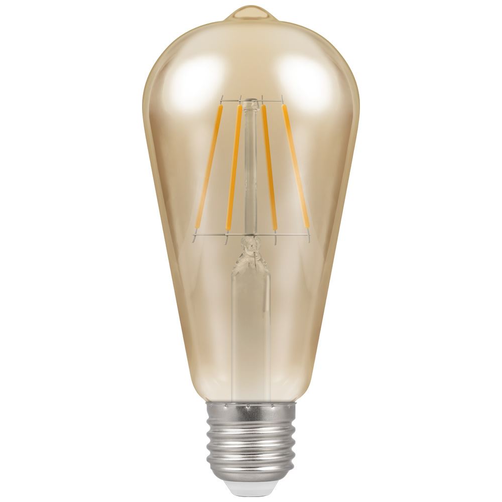 LED ST64 Filament Antique 5W Dimmable 2200K ES E27 CROM4238