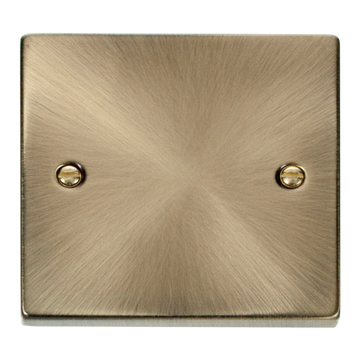 Click Scolmore Deco 1 Gang Blank Plate - VPAB060
