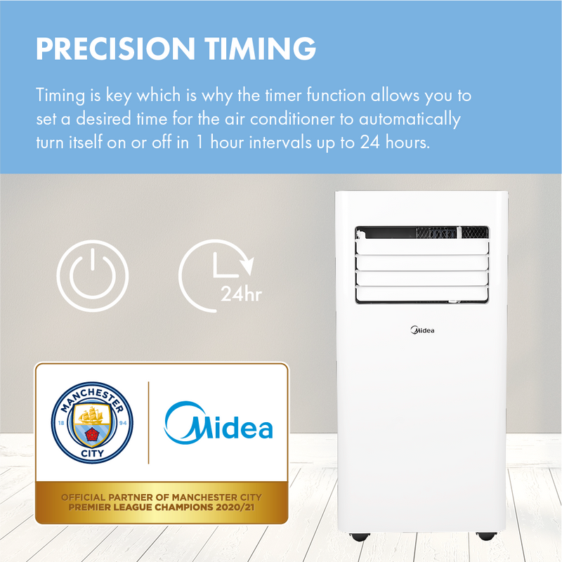 Midea Comfee 7000 BTU Portable Air Conditioner White MPPH 07E