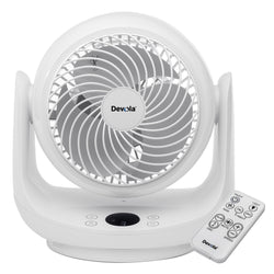 Devola Low Noise DC 9” Air Circulator Desk Fan White - DVF9DCFAN (Return Unit)