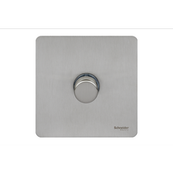 Schneider USFP 1G 2W 400W/VA Dimmer - Stainless Steel - GU6412CSS