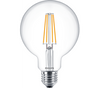 Philips Classic 7.2W LED Bulb ES E27 Globe Warm White Dimmable - 77335900