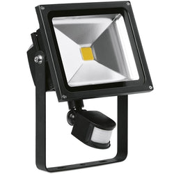 Aurora 30W Adjustable IP65 LED Floodlight with PIR Sensor - EN-FL30PIRA/40