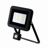 JCC 30W LED Floodlight with PIR IP65 Manual Override Alu 4000K Black - JC090005