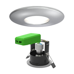 4Lite WiZ Connected SMART LED IP20 GU10 Fire Rated Downlight Chrome WiFi & Bluetooth - 4L1-2213