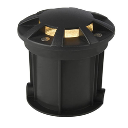 Forum Pan GU10 Recessed Ground Light IP67  Black - ZN-29184-BLK