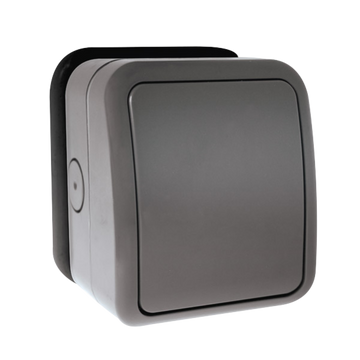 Click Scolmore Aquip Weatherproof Single 1 Gang Switch Enclosure (Unfurnished) IP66 - OA401AGU