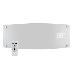 Devola 2kW Glass Air Curtain with Remote - White - EU - DVSH20WHE