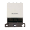 Click Scolmore MiniGrid 20A Double-Pole Ingot Microwave Switch White - MD022PW-MW