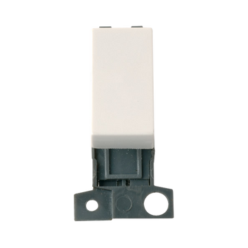 Click Scolmore MiniGrid 10A 2 Way Retractive Switch Module White - MD004PW