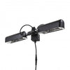 Forum Blaze 2x800W Ruby Parasol Heater IPX3 Black - ZR-37448