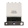 Click Scolmore MiniGrid 20A Double-Pole Ingot Fridge Freezer Switch White - MD022PW-FF