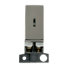 Click Scolmore MiniGrid 13A Double-Pole Key Switch Ingot Module Black Nickel - MD046BN