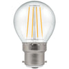 Crompton LED Round Filament Dimmable Clear 5W 2700K BC-B22d - CROM7215