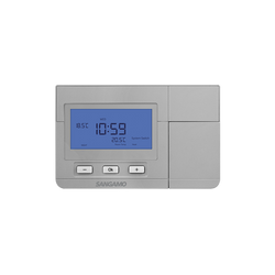 ESP Sangamo Choice Plus Room Thermostat Digital Silver 7 Day Programmable With Frost Protection - CHPRSTATDPS