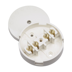 Click Scolmore Essentials 20A Junction Box S-Entry 4 Terminal White - WA071
