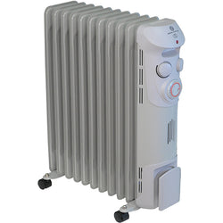 Prem-I-Air Elite 2.5 kW Oil Filled Radiator with Timer - EH1369 (Return Unit)