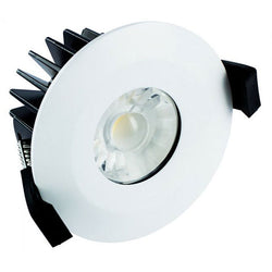 Integral LED Low profile Fire rated downlight 10W 70mm cut out Dimmable warm white - ILDLFR70B012