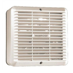 Manrose 230mm Commercial Grey Manual Pullcord Window Fan - COMG230MP