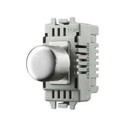 BG Nexus 400W 2 Way Grid Push Dimmer Brushed Steel - GBSD400
