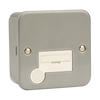 Click Scolmore Essentials Metal Clad 13A Fused Spur Connection Unit - CL050