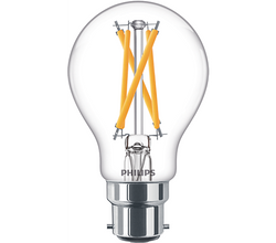 Philips Classic 7W LED BC B22 GLS Warm White Dimmable - 77122500