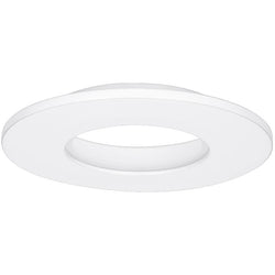 Aurora Enlite E8 Fixed IP65 Aluminium Downlight Bezel -  White - EN-BZE8W