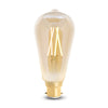 4Lite WiZ Connected SMART LED WiFi Filament Bulb ST64 Clear Amber - 4L1-8010