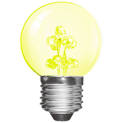Kosnic 1W Startree LED ES/E27 Golf Ball Yellow - KSTR01GLF/E27-Yellow