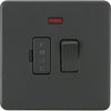 Knightsbridge Screwless 13A Switched Fused Spur Unit with Neon - Anthracite - SF6300NAT