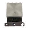 Click Scolmore MiniGrid 20A Double-Pole Ingot Hob Switch Satin Chrome - MD022SC-HB