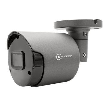 ESP HD View IP 5MP IP Poe Bullet Camera 2.8mm Fixed Lens,With Sd&Mic,Grey Housing - HDVIPC28FBG2