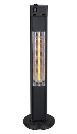 Forum Blaze 1600W Variable Wattage Standing Patio Heater IP55  Black - ZR-32300 - Return Unit