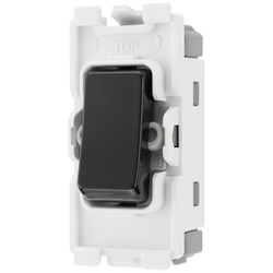 BG Evolve Grid 20AX Intermediate Switch - Black Nickel - RPCDB13