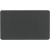 Knightsbridge Screwless 2G Blanking Plate - Anthracite - SF8360AT