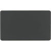 Knightsbridge Screwless 2G Blanking Plate - Anthracite - SF8360AT